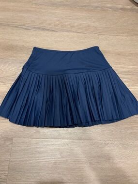 MIA Dark Blue Pleated Mini Skirt